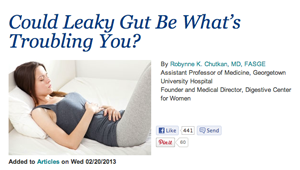 Leaky gut featured on Dr. Oz show February 20, 2013