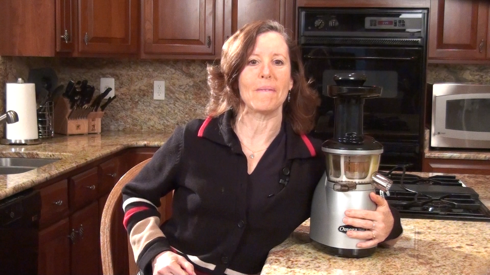 Pam & her juicer